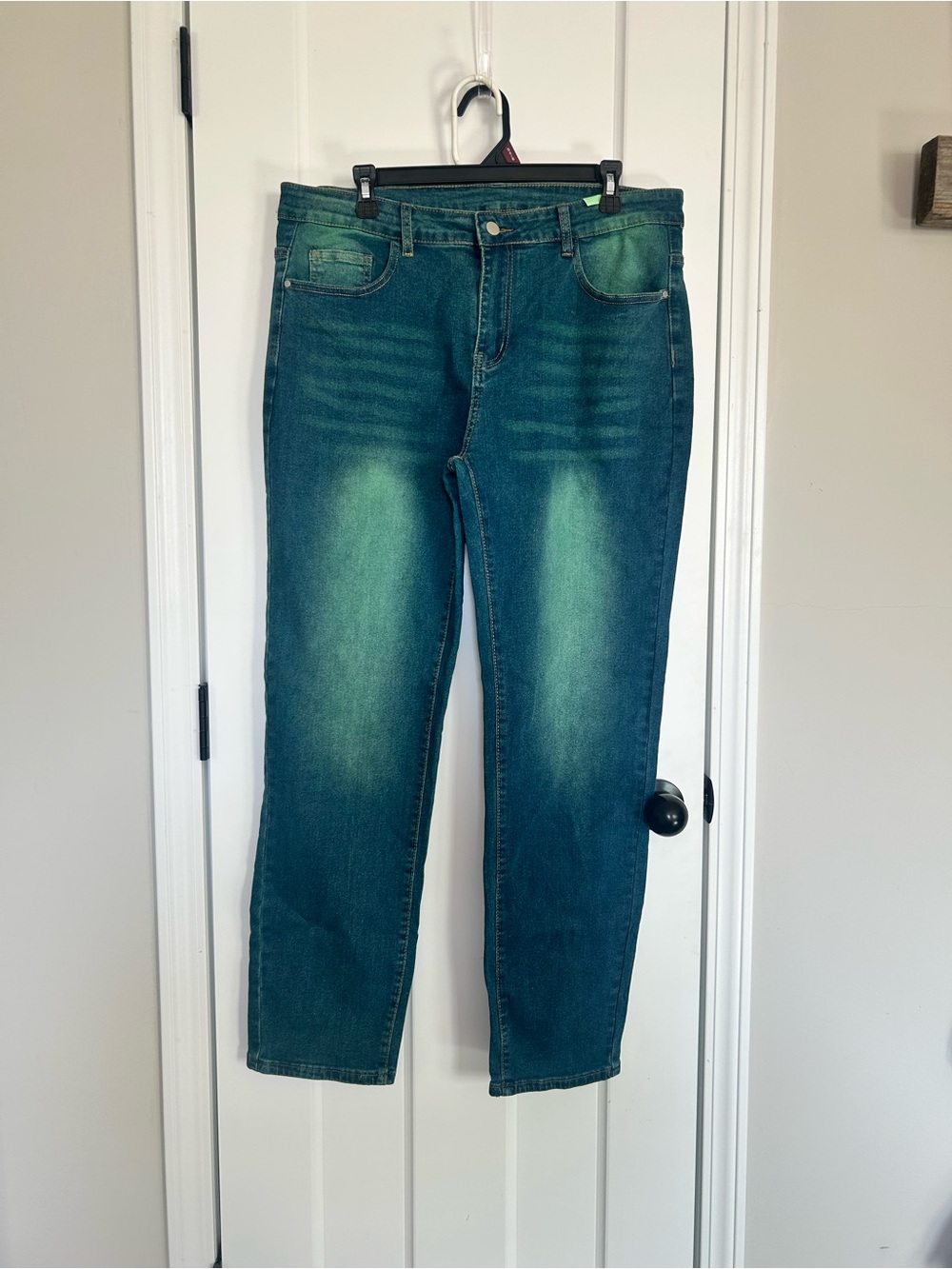 Blue Faded Denim Jeans